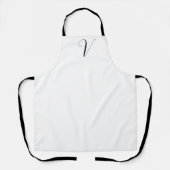Aangepast monogram script initiaal schort (Voorkant)