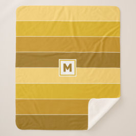 Aangepast monogram sherpa deken