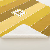 Aangepast monogram sherpa deken (3/4)