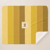 Aangepast monogram sherpa deken (Voorkant (horizontaal))