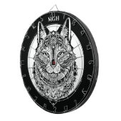 Aangepast Monogram Sierkat Dartbord (Voorkant Rechts)