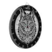 Aangepast Monogram Sierkat Dartbord (Voorkant Links)