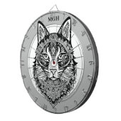 Aangepast Monogram Sierkat Dartbord (Voorkant Rechts)