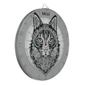 Aangepast Monogram Sierkat Dartbord (Voorkant Links)