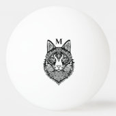Aangepast Monogram Sierkat Pingpongbal (Achterkant)