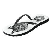 Aangepast Monogram Sierkat Teenslippers (Schuin)