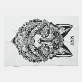 Aangepast Monogram Sierkat Theedoek (Horizontaal)