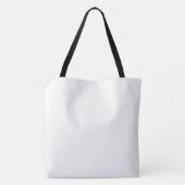 Aangepast monogram, sneeuwwit en rood XL Tote Bag (Achterkant)