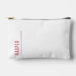 Aangepast monogram, sneeuwwit etui