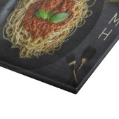 Aangepast monogram Spaghetti Snijplank (Hoek)