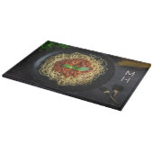 Aangepast monogram Spaghetti Snijplank (Hoek)