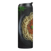 Aangepast monogram Spaghetti Thermosbeker (Gedraaid links)