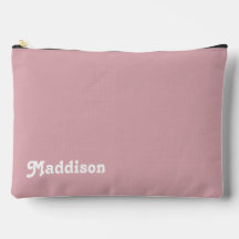 Aangepast monogram, stoffige roze retro typografie