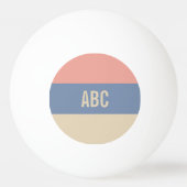 Aangepast monogram Stripes Pattern pingpongballen (Achterkant)