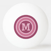 Aangepast monogram Stripes Pattern pingpongballen (Achterkant)