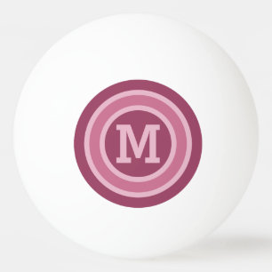 Aangepast monogram Stripes Pattern pingpongballen