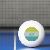 Aangepast monogram Stripes Pattern pingpongballen (Net)