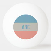 Aangepast monogram Stripes Pattern pingpongballen (Voorkant)