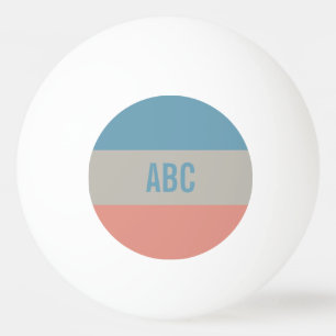Aangepast monogram Stripes Pattern pingpongballen