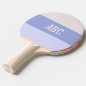 Aangepast monogram Stripes Pattern pingpongpeddel Tafeltennisbatje (Voorkant Gekanteld)
