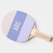 Aangepast monogram Stripes Pattern pingpongpeddel Tafeltennisbatje (Zijkant)