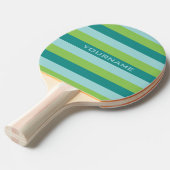 Aangepast monogram Stripes Pattern pingpongpeddel Tafeltennisbatje (Voorkant Gekanteld)
