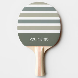 Aangepast monogram Stripes Pattern pingpongpeddel Tafeltennisbatje
