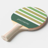 Aangepast monogram Stripes Pattern pingpongpeddel Tafeltennisbatje (Voorkant Gekanteld)