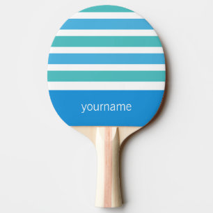 Aangepast monogram Stripes Pattern pingpongpeddel Tafeltennisbatje