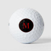 Aangepast monogram Sweet Spot Golfballen (Voorkant)