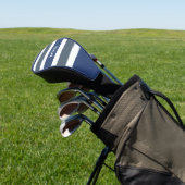 Aangepast monogram tapepatroon, bestuurderscover golfheadcover (Insitu)