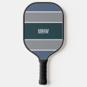Aangepast monogram tapepatroon pickleball paddle (Achterkant)