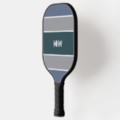 Aangepast monogram tapepatroon pickleball paddle (Links)