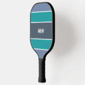 Aangepast monogram tapepatroon pickleball paddle (Links)