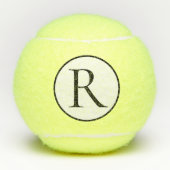 Aangepast monogram tennisballen (Voorkant)