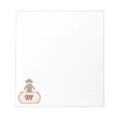 Aangepast Monogram-toetsenbord met één toets Memo- Notitieblok (Voorkant)