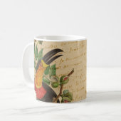 Aangepast monogram Toucan Koffiemok (Voorkant links)
