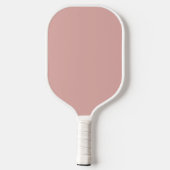 Aangepast monogram, trendy bloktypografie roze pickleball paddle (Achterkant)