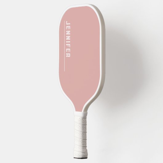 Aangepast monogram, trendy bloktypografie roze pickleball paddle (Links)