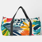 Aangepast Monogram Tropisch Abstract Patroon Plunjezak (Voorkant)