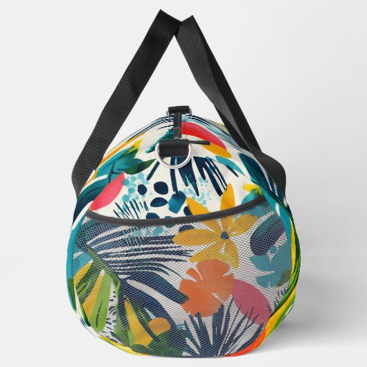 Aangepast Monogram Tropisch Abstract Patroon Plunjezak (Rechts)