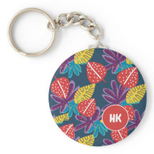 Aangepast monogram tropisch bloemmotief hawaii exo