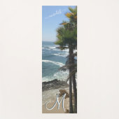 Aangepast monogram tropisch paradijs Uitzicht Yogamat (Voorkant)