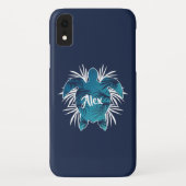 Aangepast monogram| Tropische Hawaïaanse Aloha-sch Case-Mate iPhone Case (Achterkant)