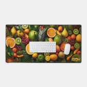 Aangepast Monogram Tropische Vruchten Bureaumat (Keyboard & Muis)