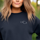 Aangepast monogram trui