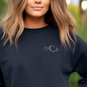 Aangepast monogram trui