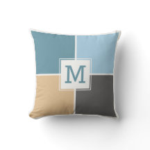 Aangepast monogram van Nautische Tiles werpen kuss