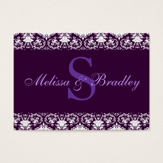 Aangepast monogram visitekaartjes (Voorkant)