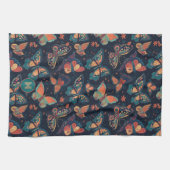 Aangepast monogram vlinderpatroon theedoek (Horizontaal)